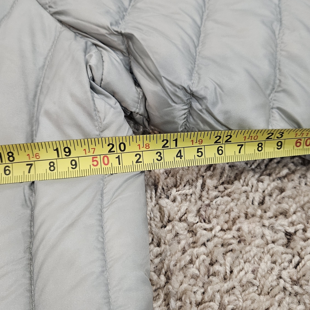 32 Degrees Women's Light Gray Sage Puffer Jacket. Packable - Picture 4 of 6